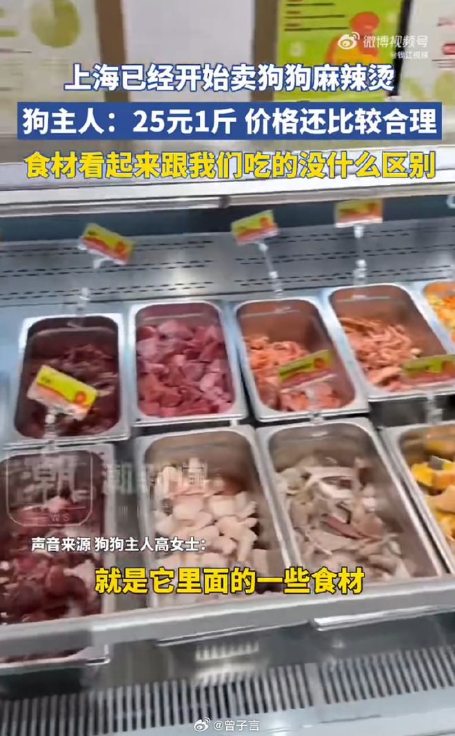狗麻辣烫25一斤全是真肉上海狗有福了！pg电子模拟器免费版破防了！上海惊现狗(图3)